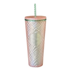 NEW Starbucks Summer Jeweled Pink Pearl Venti Cold Cup Tumbler